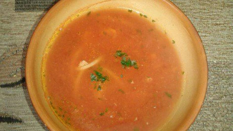 Zupa pomidorowa na skrzydełkach