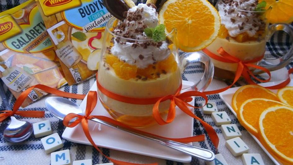 Dyniowo-pomarańczowy deser
