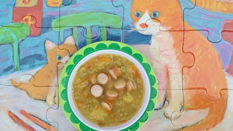 Zupa dla dzieci – kapuśniaczek z paróweczką