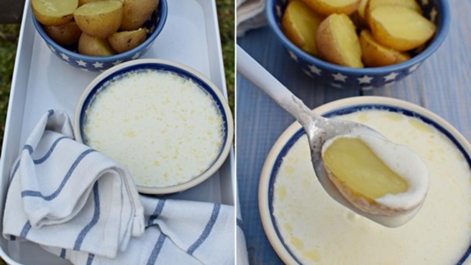 Biała polewka – zupa maślankowa z ziemniakami
