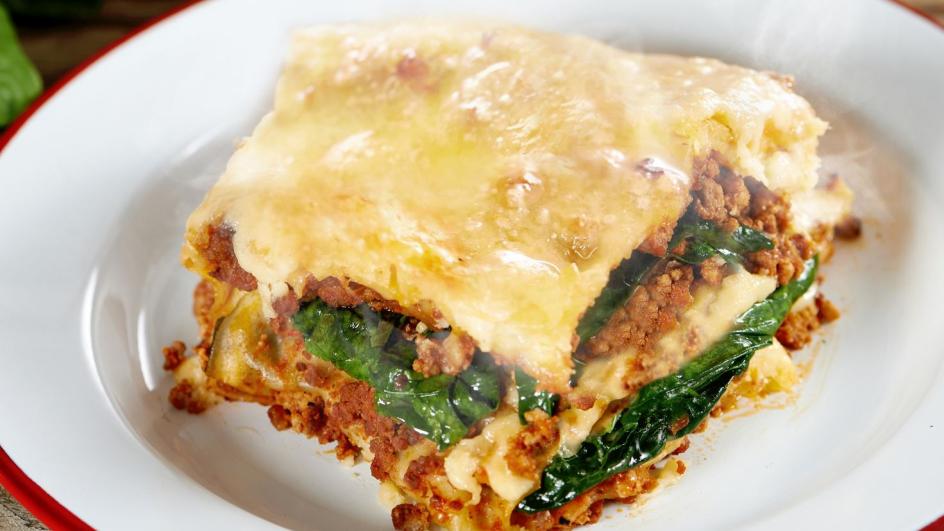 Lasagne ze szpinakiem