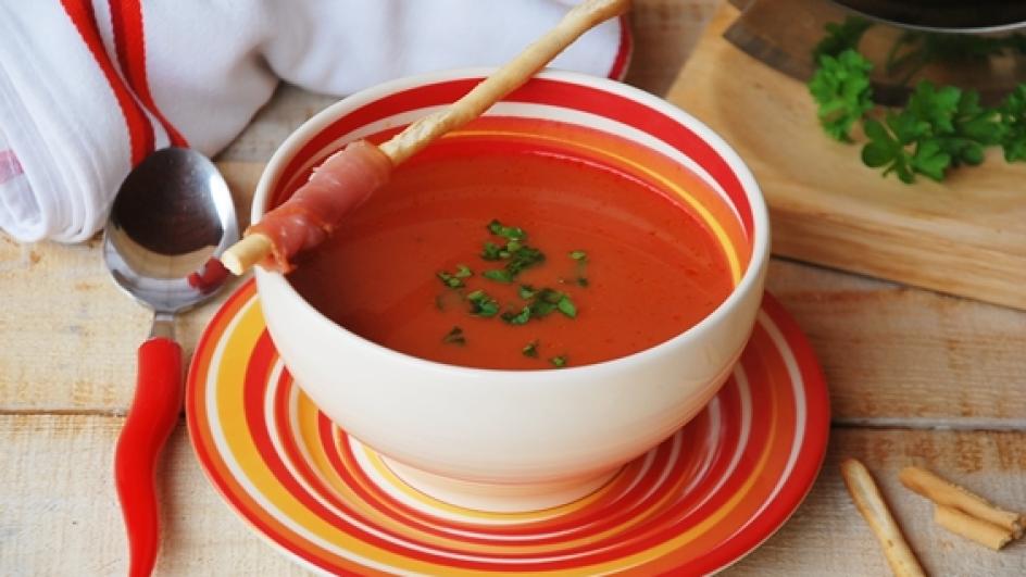 Zupa pomidorowa z grissini