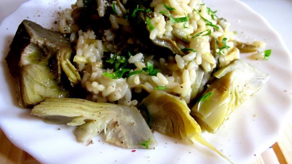 Risotto z karczochem