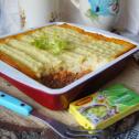 Cottage pie - zapiekanka z mięsa mielonego i purre ziemniaczanego 