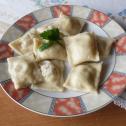 Pierożki ravioli z mięsem