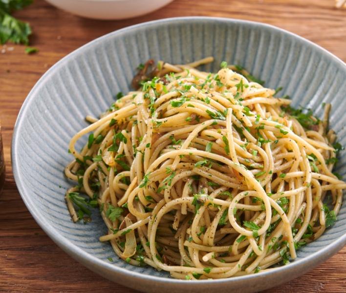 Grzybowe aglio e olio