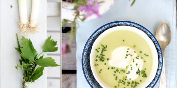 Crème vichyssoise z tymiankowym bouquet garni