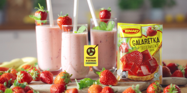 Smoothie z galaretką