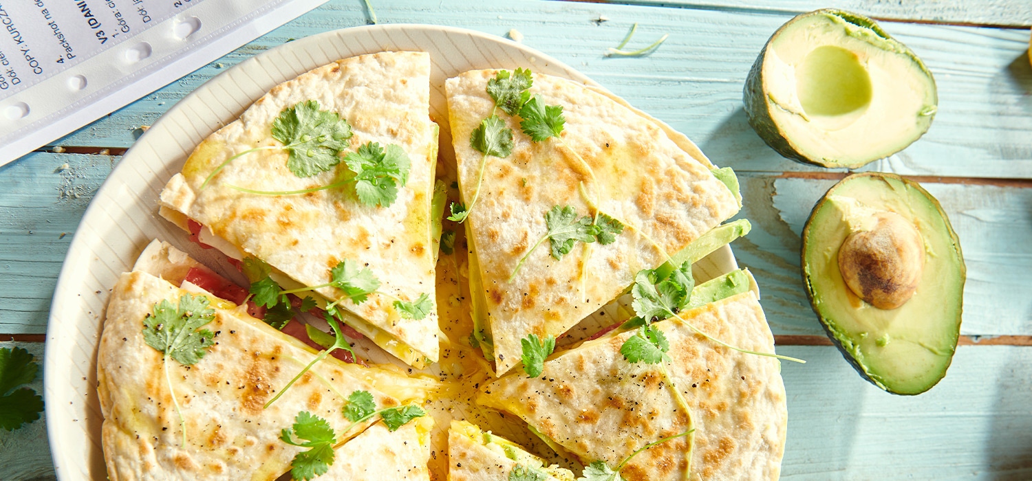 Drugie śniadanie: quesadilla z awokado